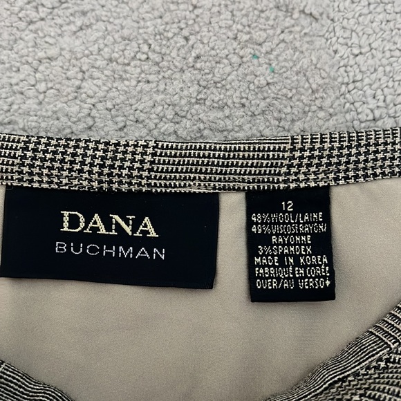 Dana Bachman womens skirt suit set, blazer size 10, skirt size 12 - Picture 5 of 7
